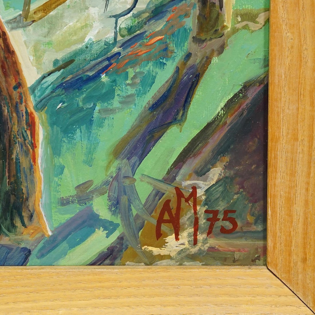 Blossoming Tree – Original Painting by Alexander Michael, 1975 - 4