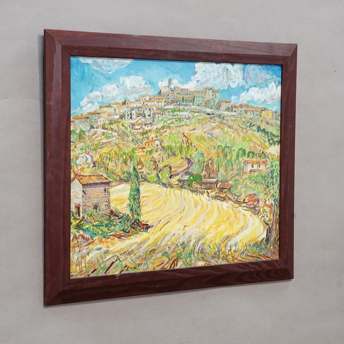 Alexander Michael Oil Painting – Prata in Tuscany, 1998 - 2