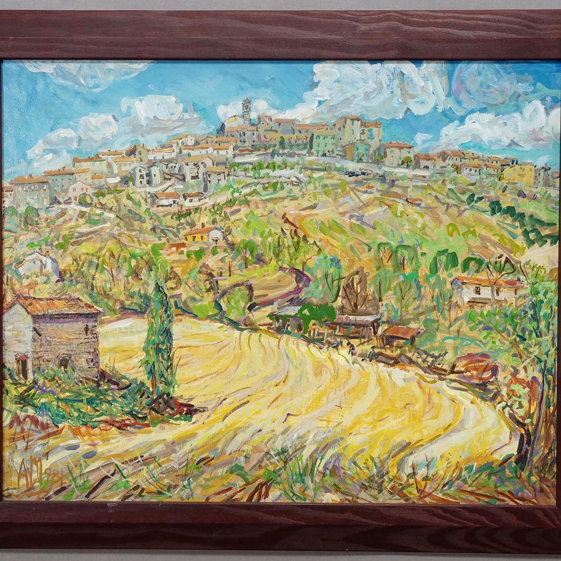 Alexander Michael Oil Painting – Prata in Tuscany, 1998 - 4