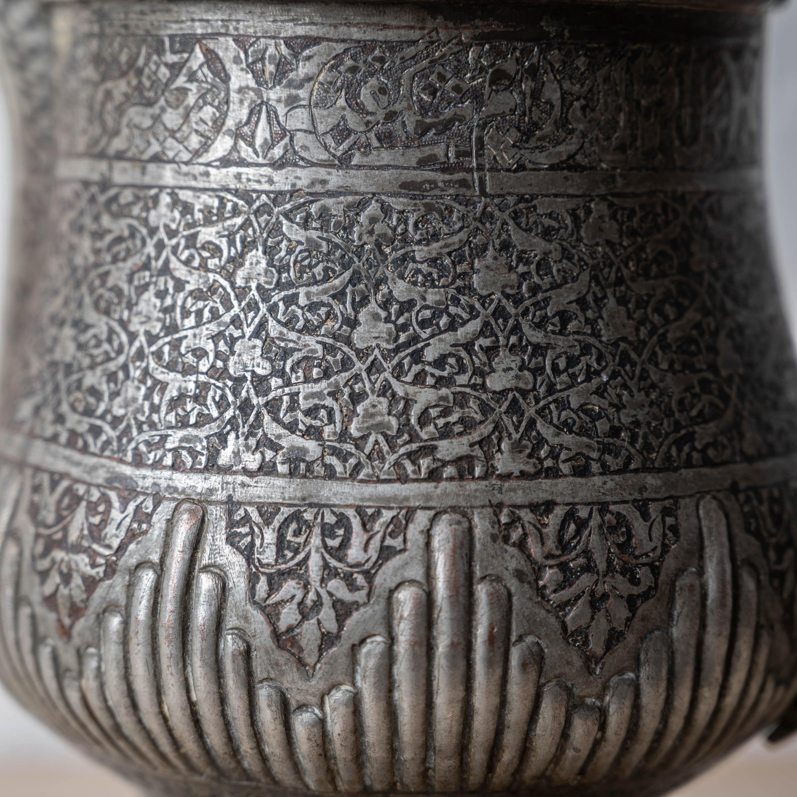 Islamic Tinned-Copper Coffee Pot With Brass Handle, c.1880 - 4