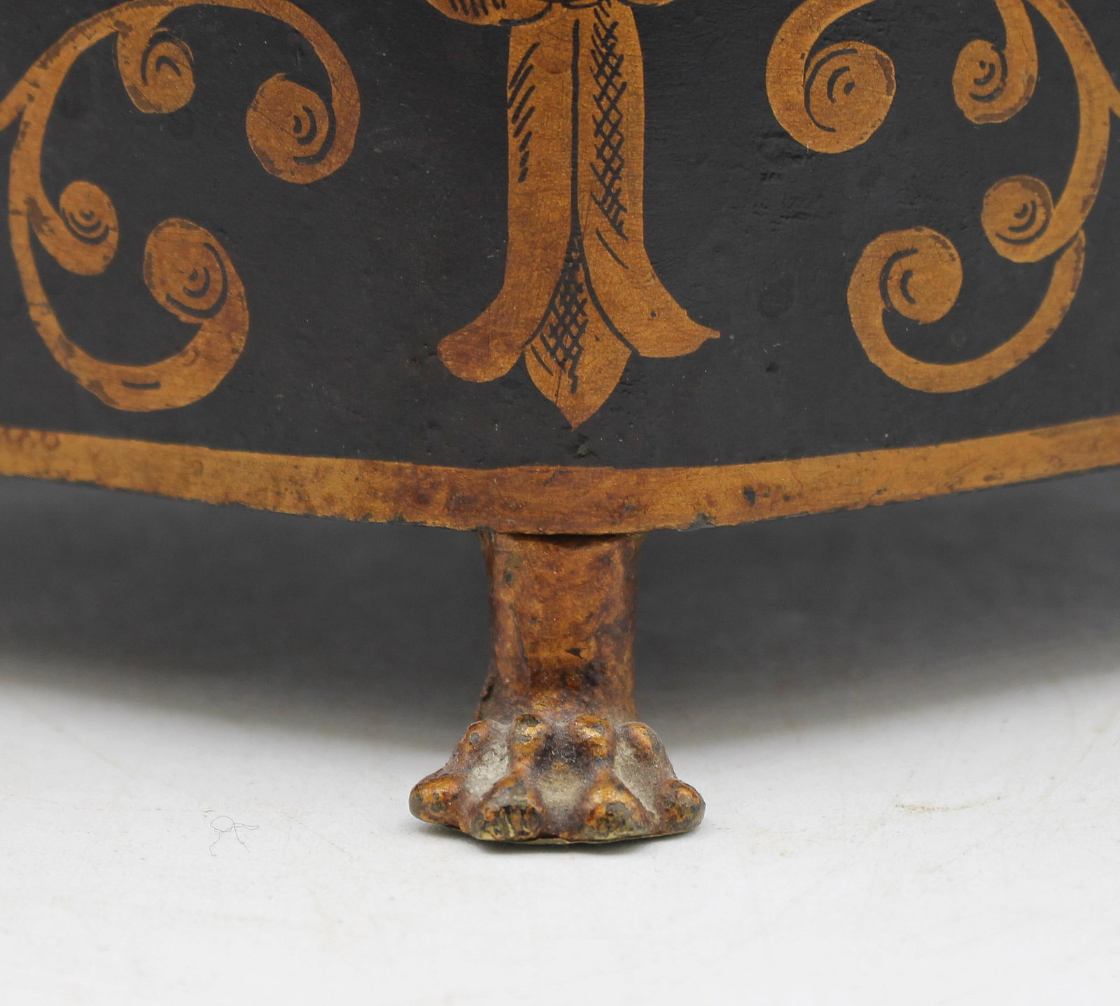 Circa 1930-50 French Tole Jardiniere in Empire Taste - 6