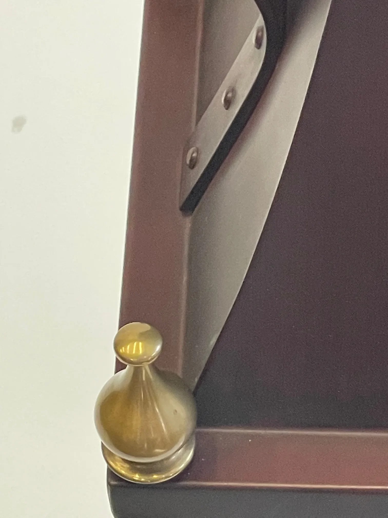 Iron Brass & Glass Table Lantern by Chapman - 5