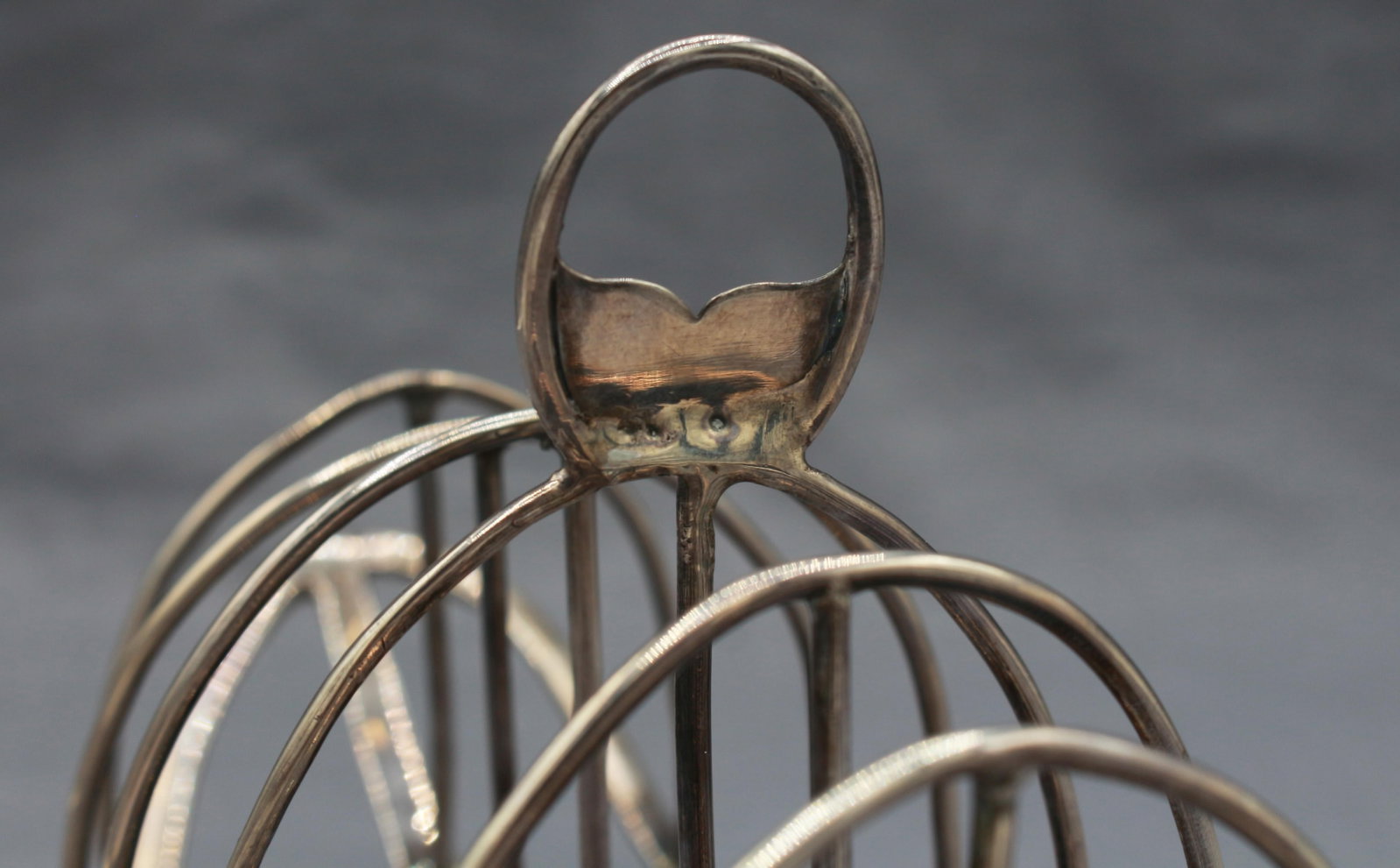 1797 Sterling Silver Toast Rack by James Kidder - 6