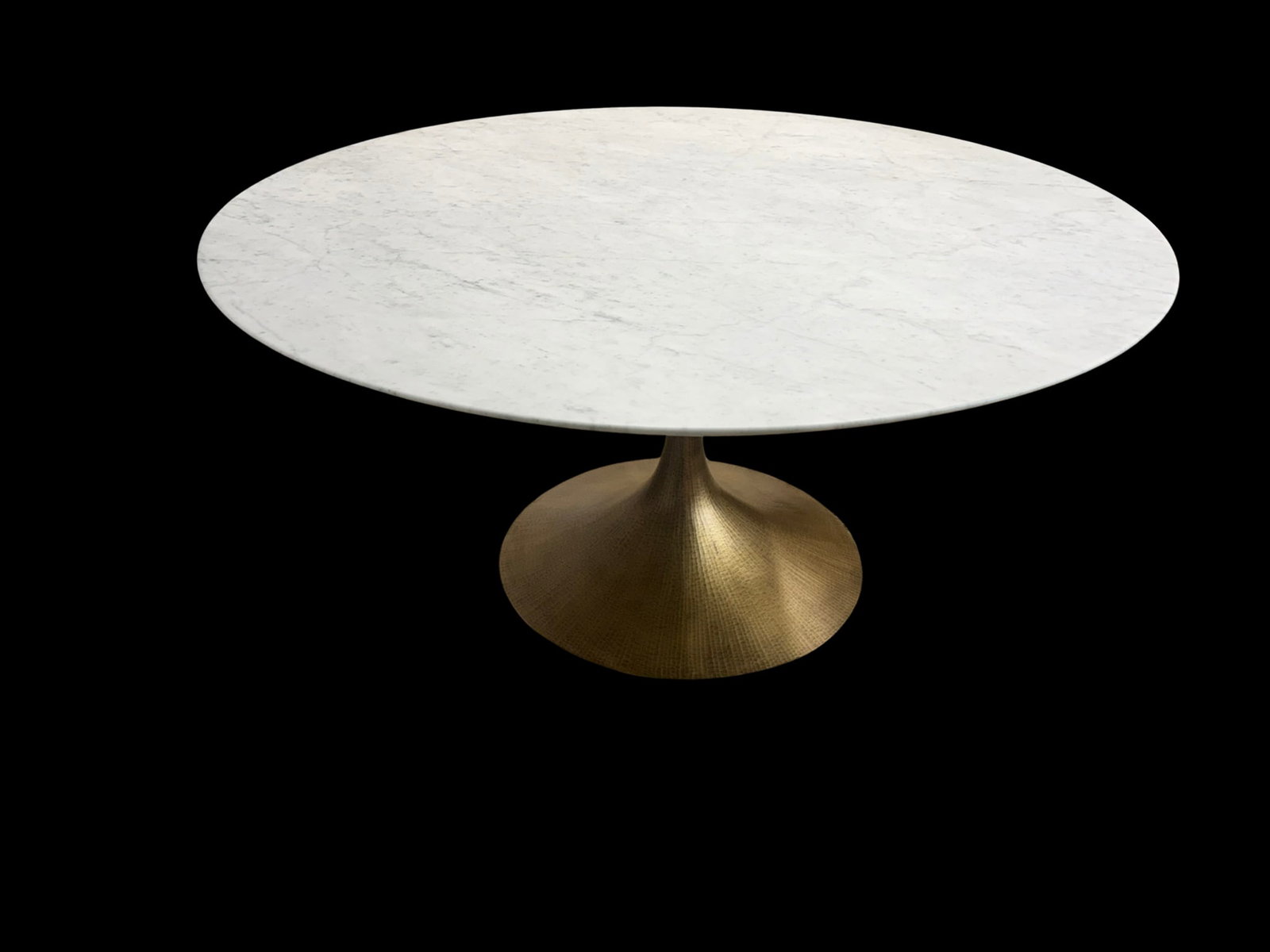 Rh Aero Stone Round Dining Table - 11
