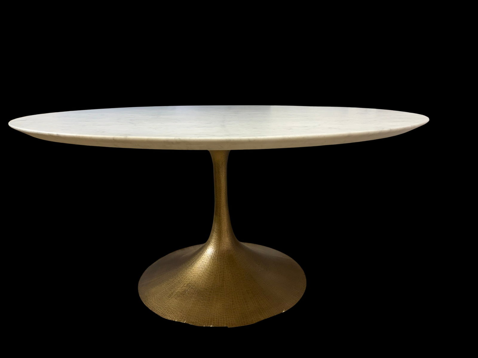 Rh Aero Stone Round Dining Table - 3