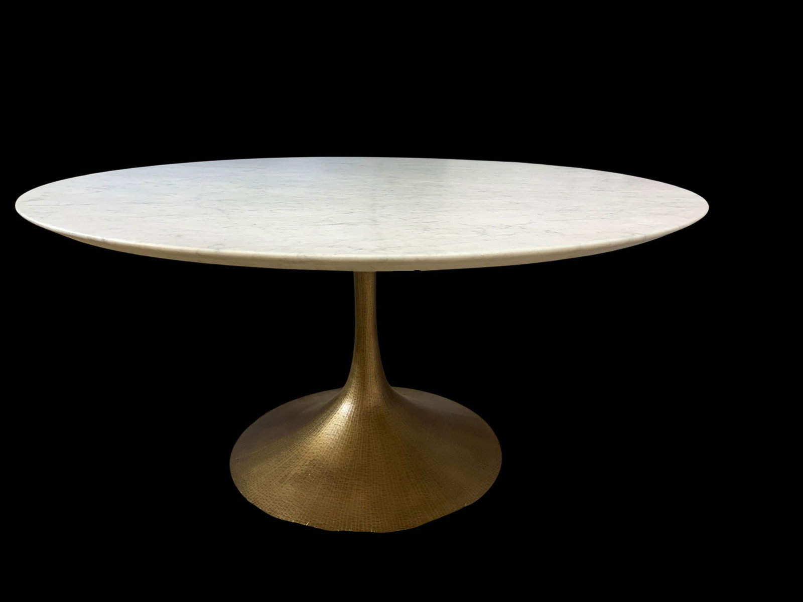 Rh Aero Stone Round Dining Table - 5