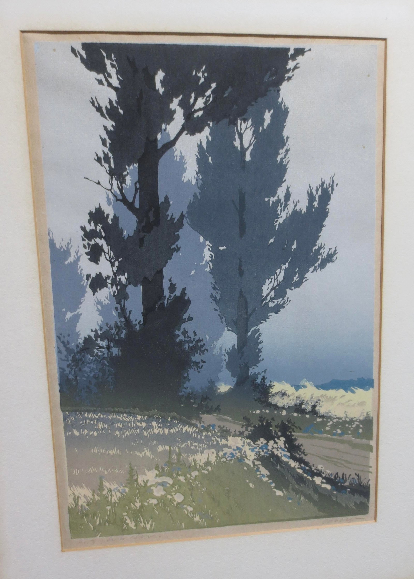 Paul Oskar Droge Signed Woodcut - 4