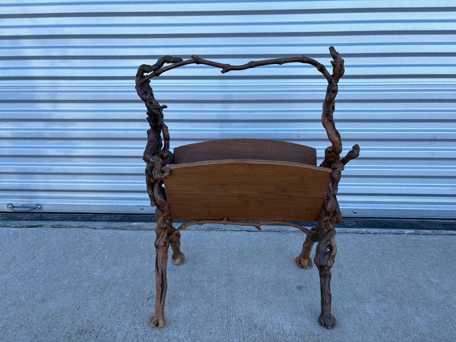 1930s French Grapevine Magazine Rack - 2