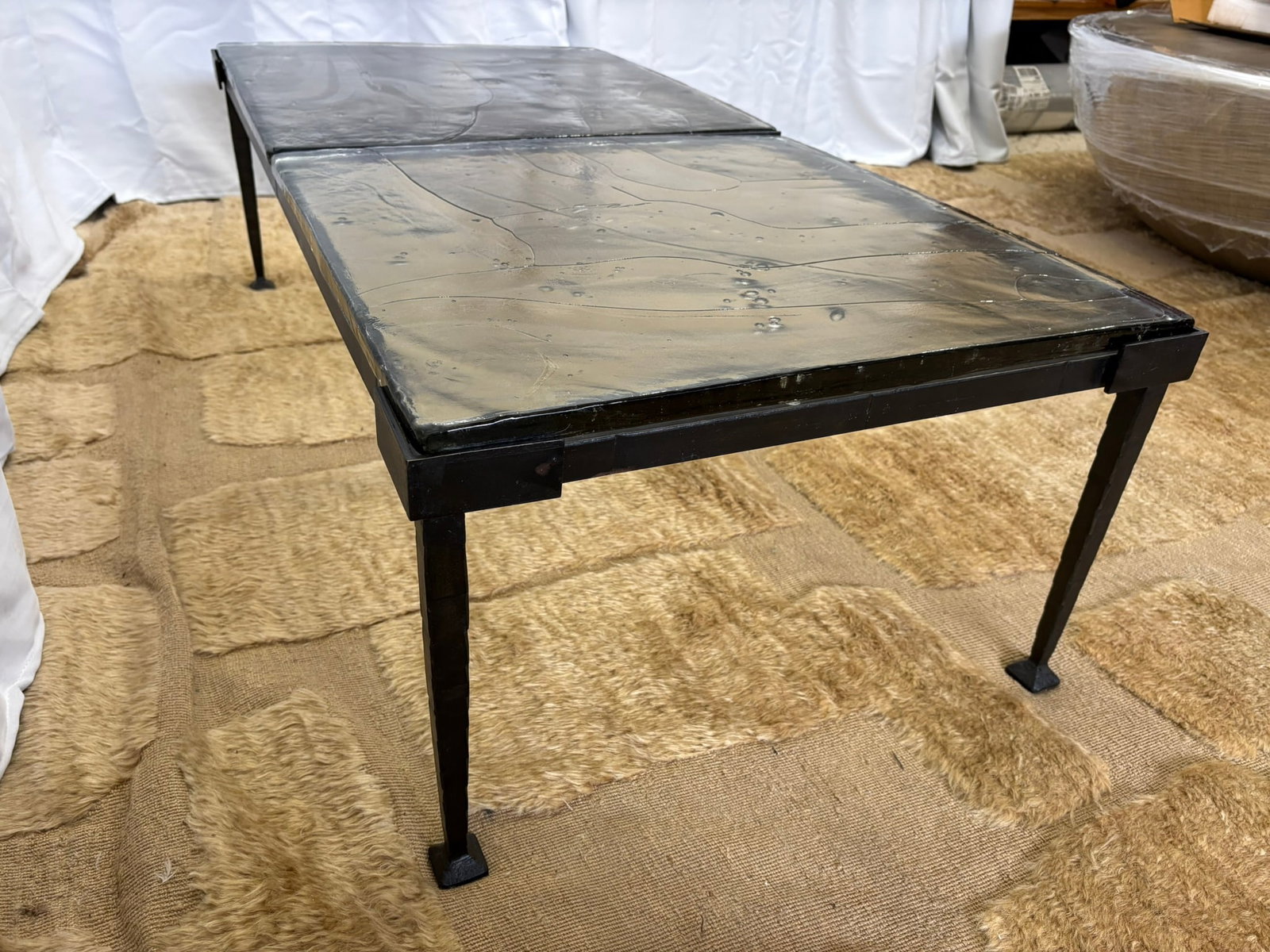 Rh Adilon Rectangular Coffee Table 48" - 3