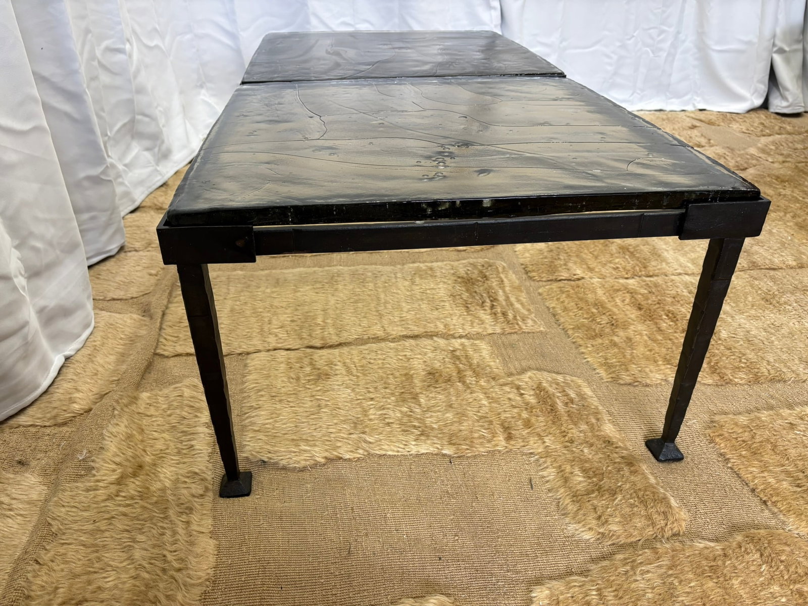 Rh Adilon Rectangular Coffee Table 48" - 4