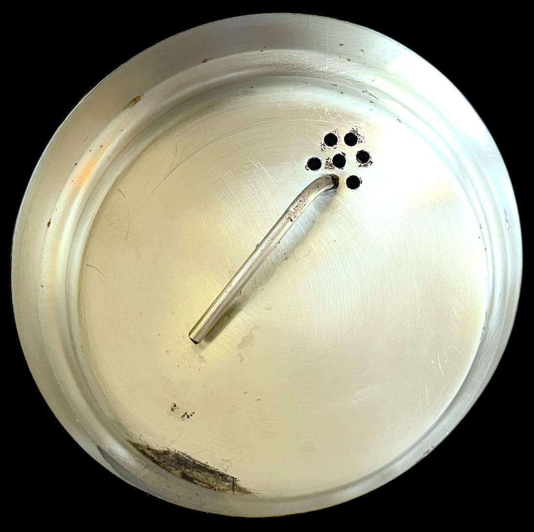 1950s Oversized Chrome & Frosted Glass Cocktail Shaker – Barware Classic After Ralph Lauren - 5