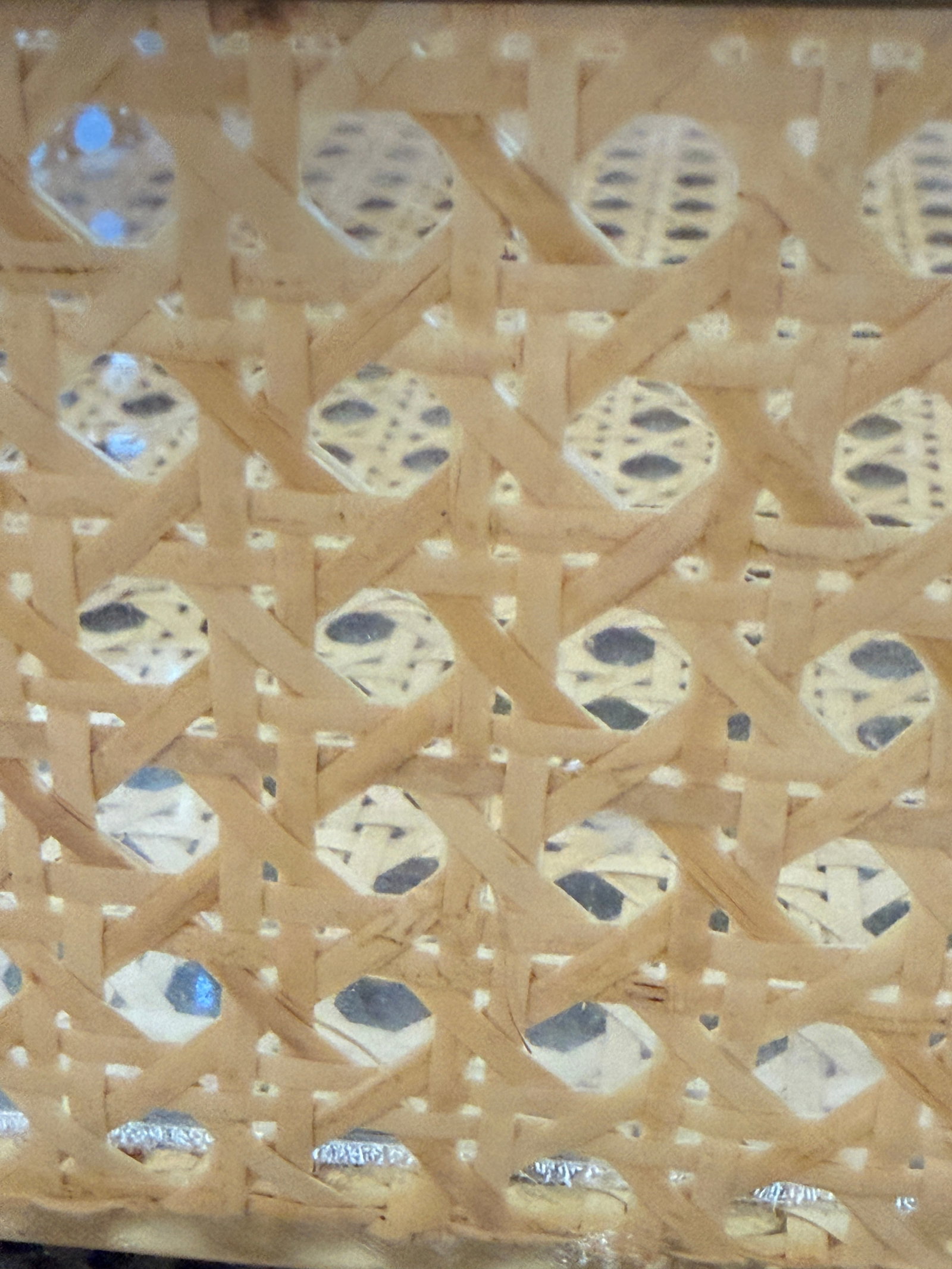 Vintage Dior Large Lucite Brass Caning Tray - 5
