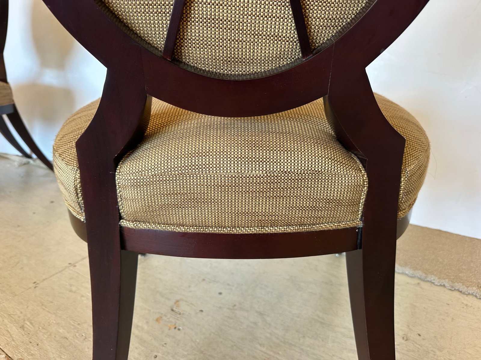Oval X Barbara Barry Dining Chairs for Baker -Set of 8 - 10