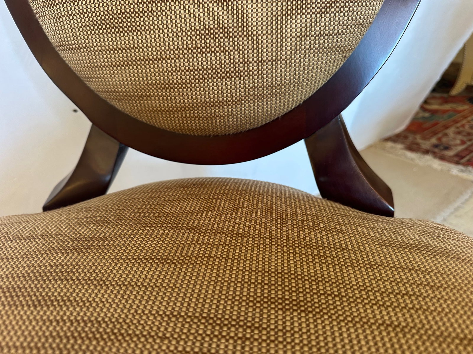 Oval X Barbara Barry Dining Chairs for Baker -Set of 8 - 9