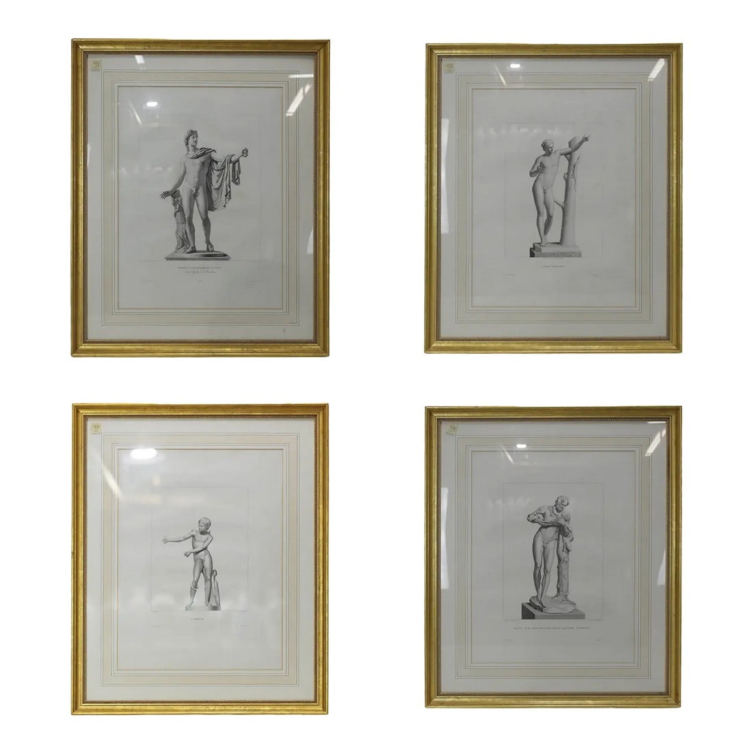 A Set of Four Engravings From the 19th Century, Published by Danlos Ainc, Editeur. Source Christie's: A set of four engravings from the 19th century, published by DANLOS AINC, Editeur. Source Christie's 1. APOLLON VAINQURUE DE PYTHON 2. APOLLON SAUROCTONE 3. L ' AMOUR 4. SILENE AVEC BACCHUS