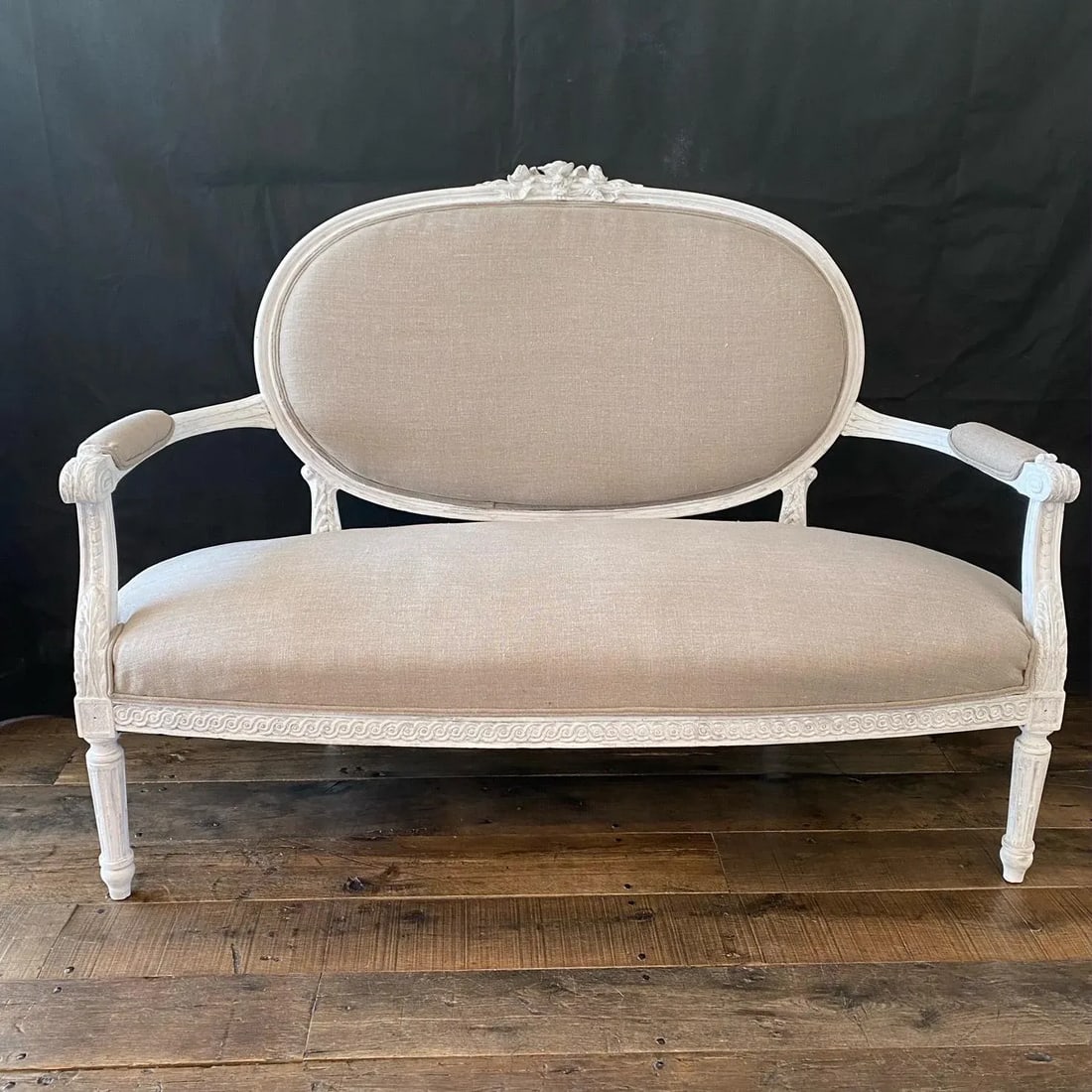 French Louis XVI Belle Epoque Parlor or Salon Set -Set of 3 - 2