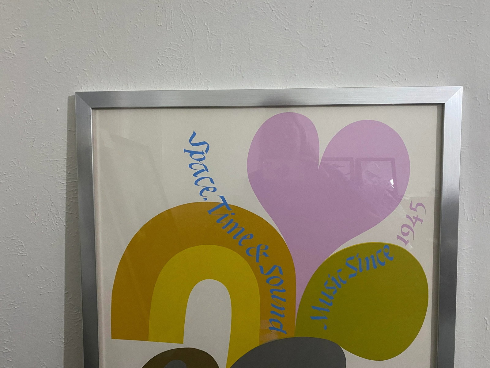 1960s "Space, Time and Sound" Carol Summers Original Exhibition Poster, Framed - 6
