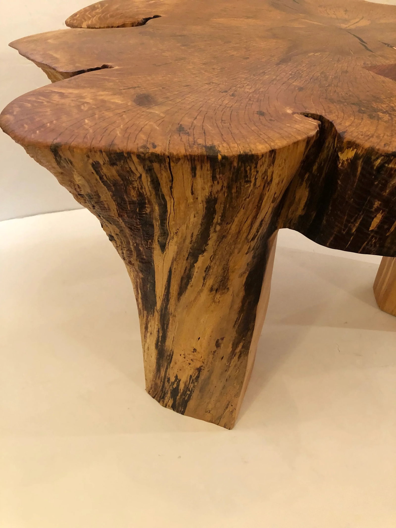 Hand Made Amoeba Shaped Organic Modern Maple Coffee Table - 10