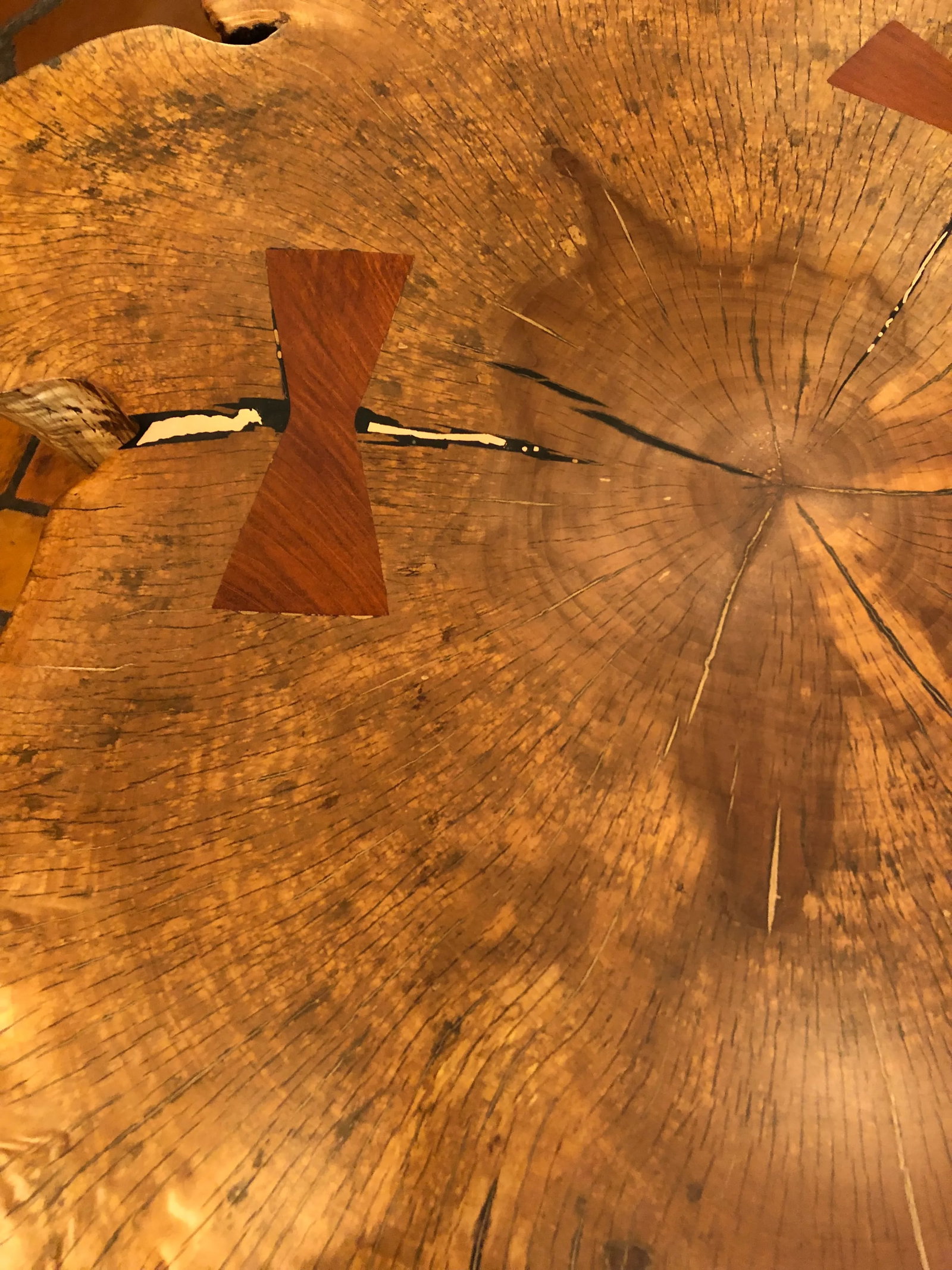 Hand Made Amoeba Shaped Organic Modern Maple Coffee Table - 4