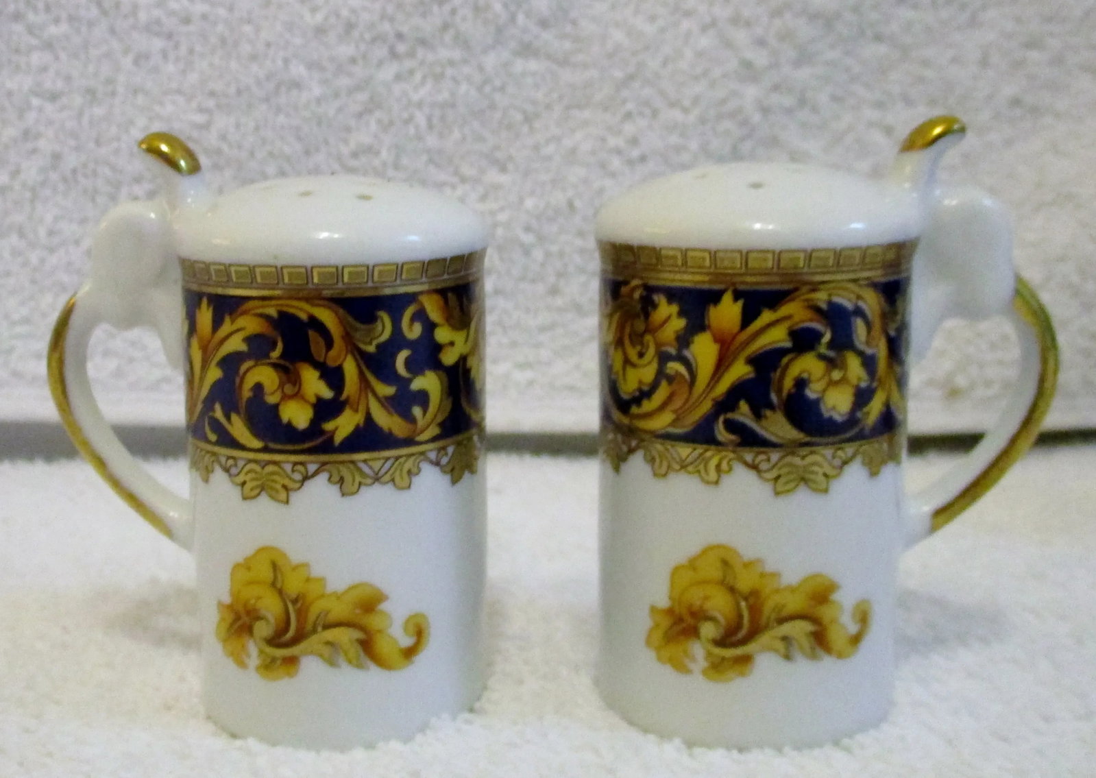 1980s T. Limoges France Depos Porcelain Bacchus Serving Set- 6 Pieces - 8