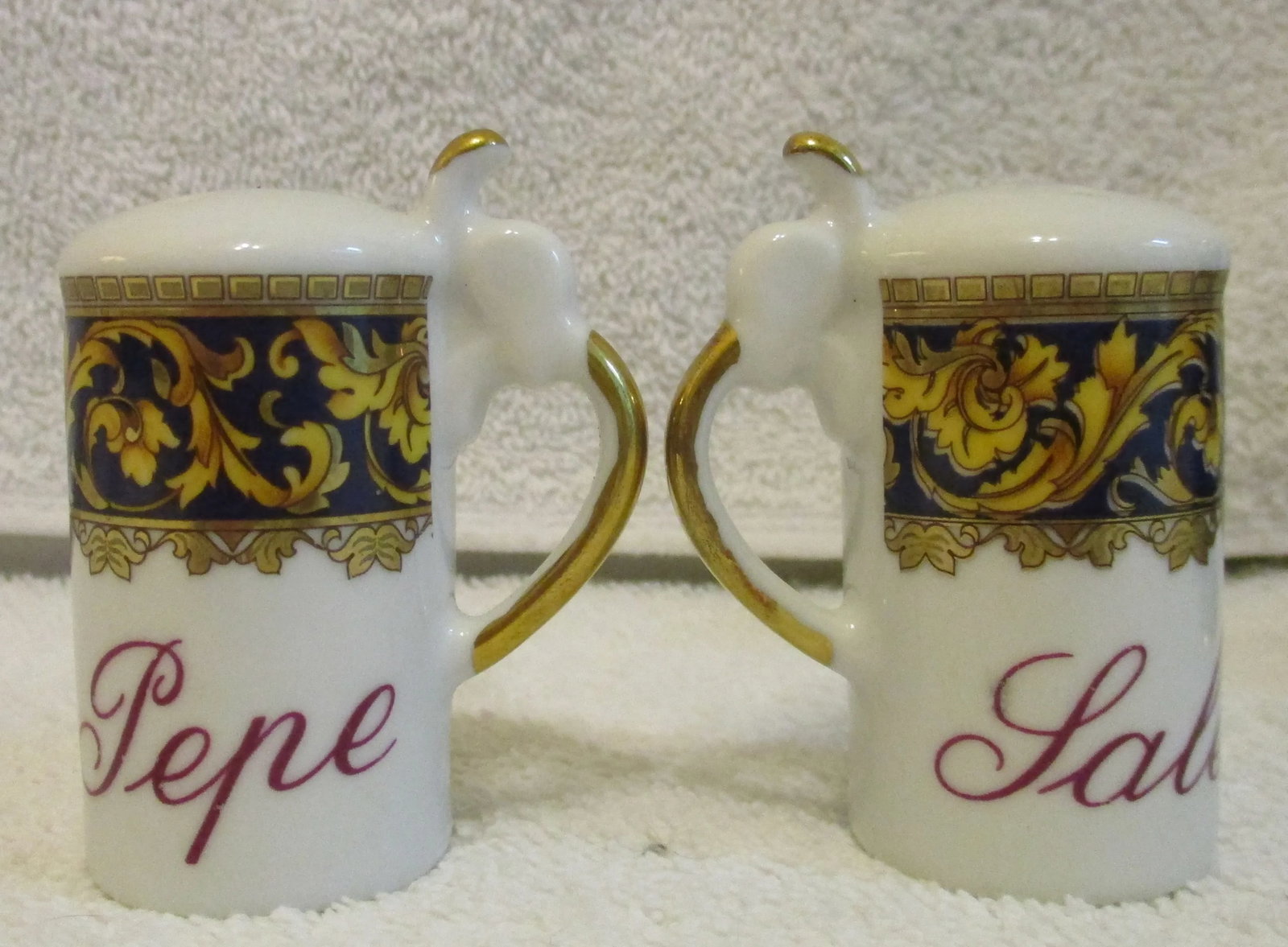 1980s T. Limoges France Depos Porcelain Bacchus Serving Set- 6 Pieces - 9