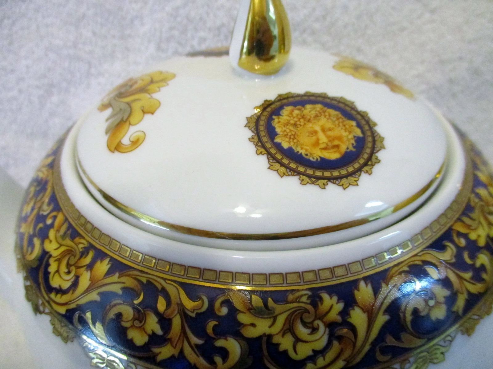 1980s T. Limoges France Depos Porcelain Bacchus Tea Pot - 7