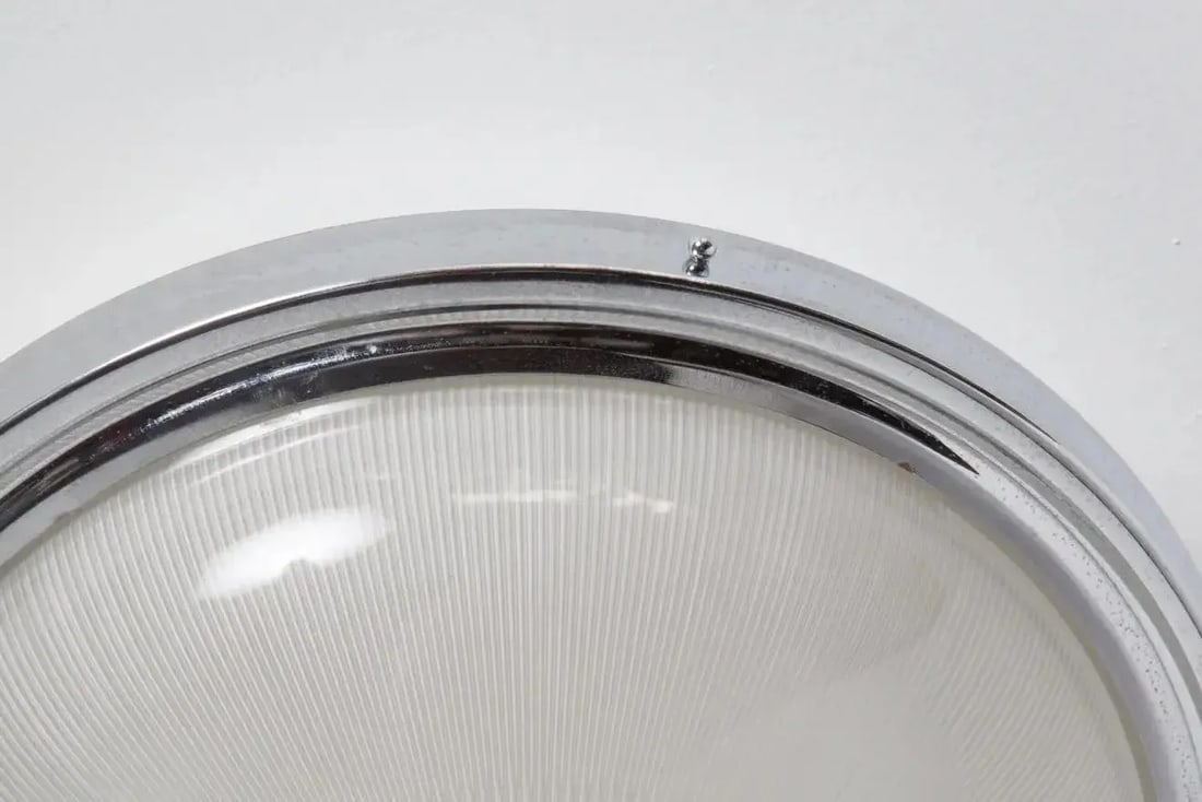 Large 1960s Sergio Mazza Glass and Metal Ceiling or Wall Lamp for Artemide - 6