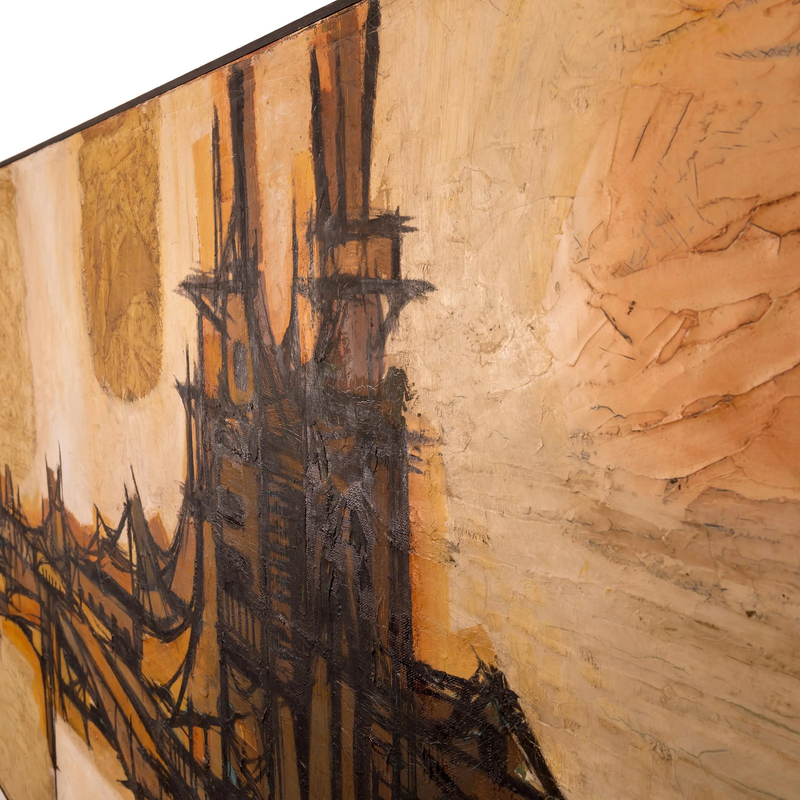 Rinaldo Paluzzi Mid Century Bridge Painting - 8