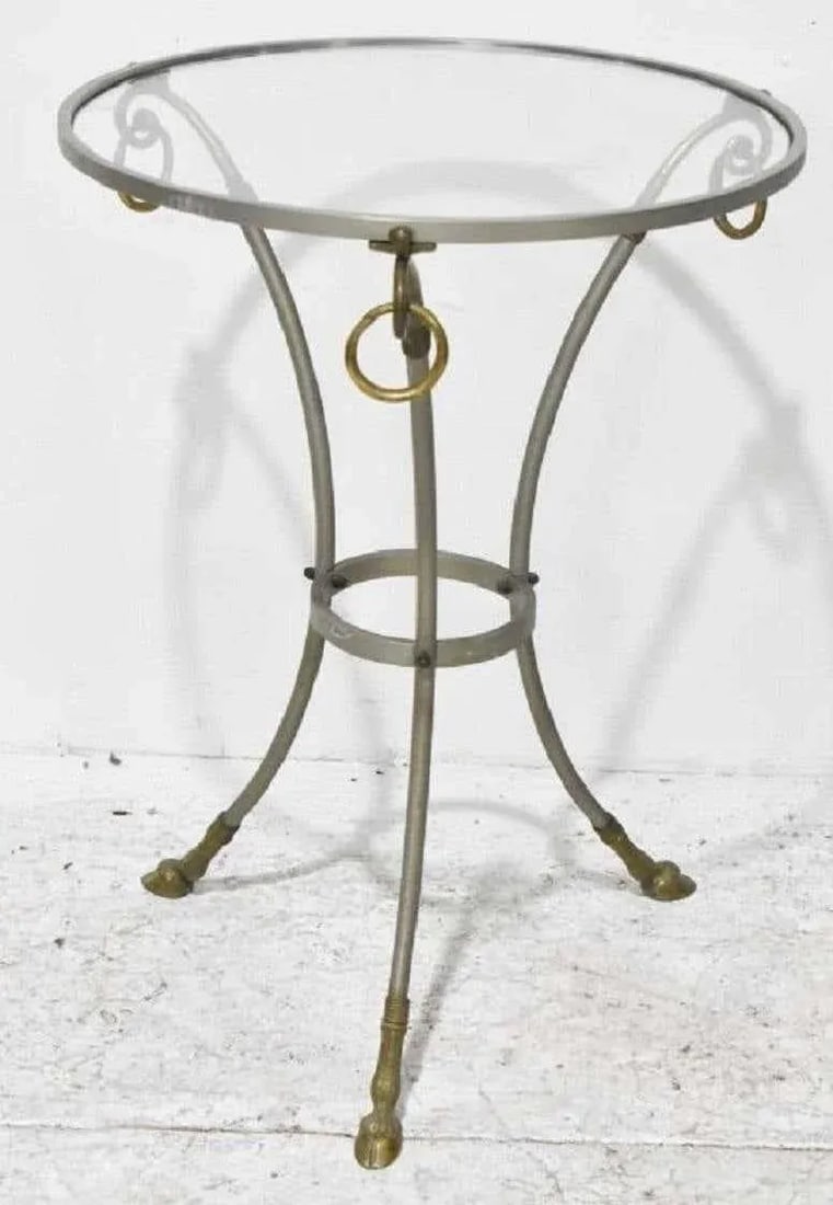 Italian Directoire Style Side Tables with Rams' Heads and Hoof Feet - A Pair - 5