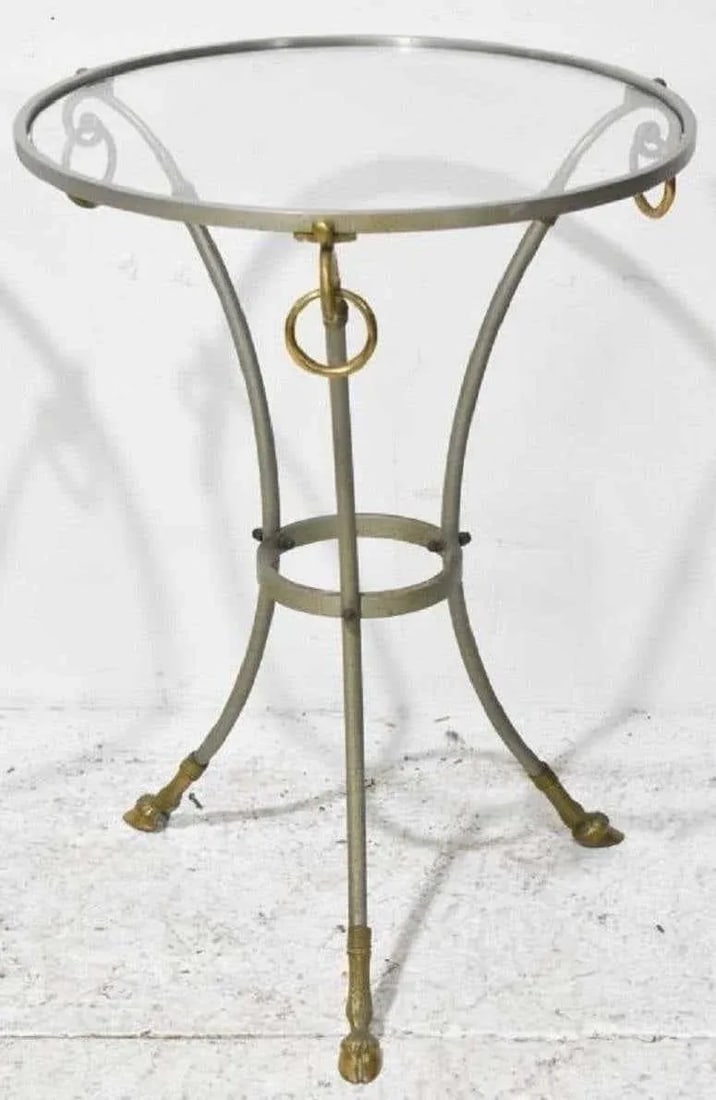 Italian Directoire Style Side Tables with Rams' Heads and Hoof Feet - A Pair - 6