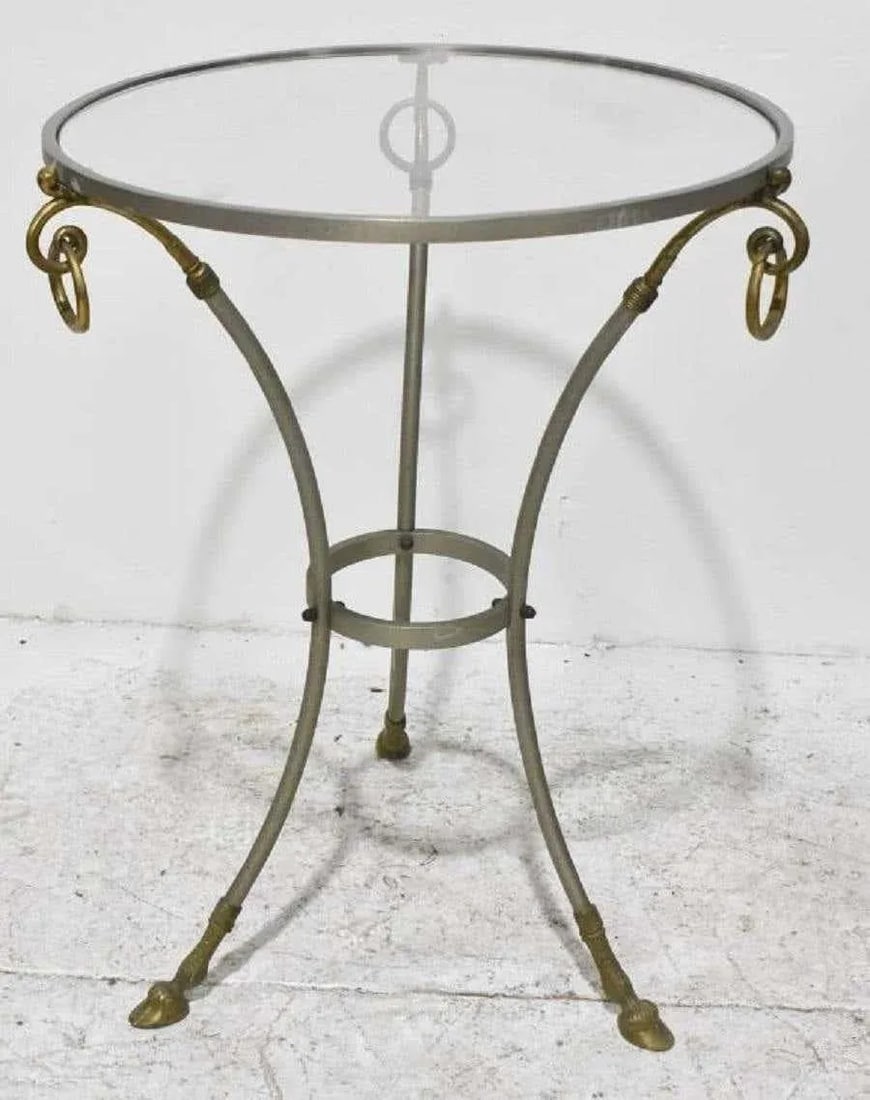 Italian Directoire Style Side Tables with Rams' Heads and Hoof Feet - A Pair - 8