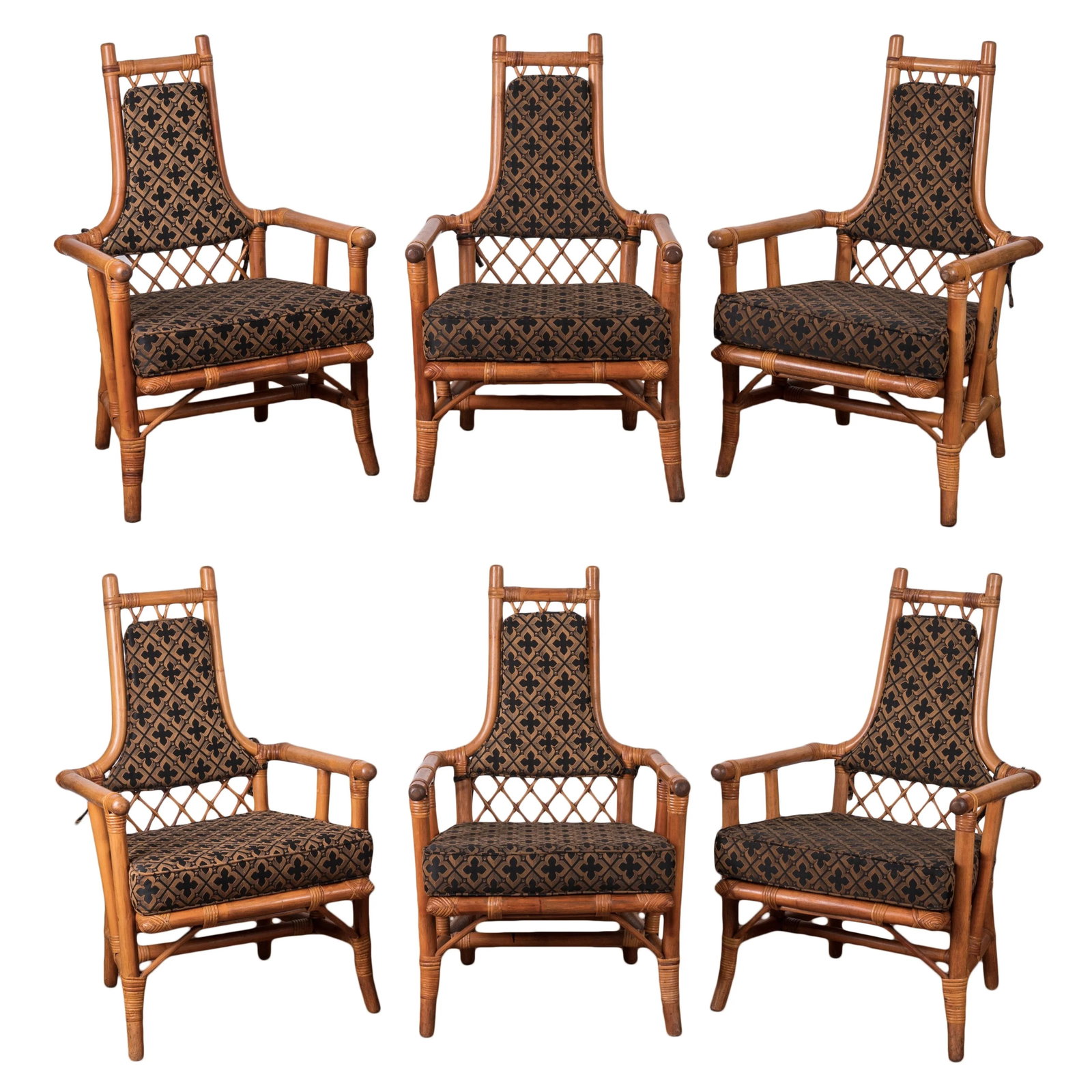 Parzinger for Willow & Reed Dining Chairs, C.1955 - Set of 6 - 11