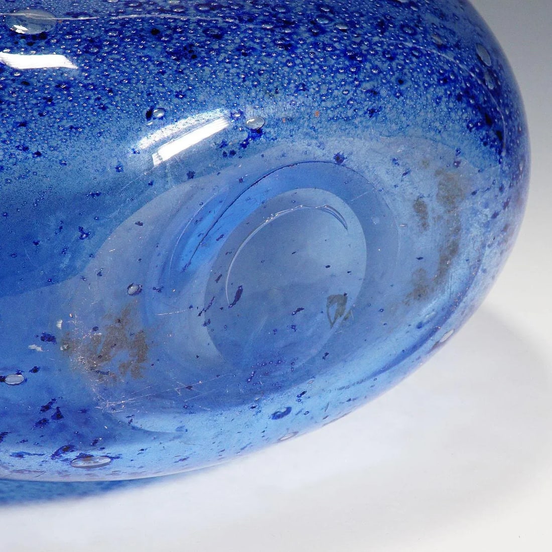 Monumental Ercole Barovier - Barovier & Toso Efeso Blue Vase 1964 - 9
