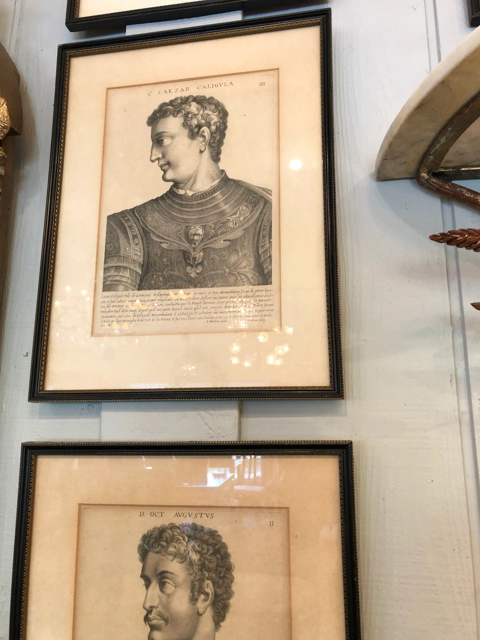 Antique Etchings Portraits of Roman Leaders Set of 8 - 5