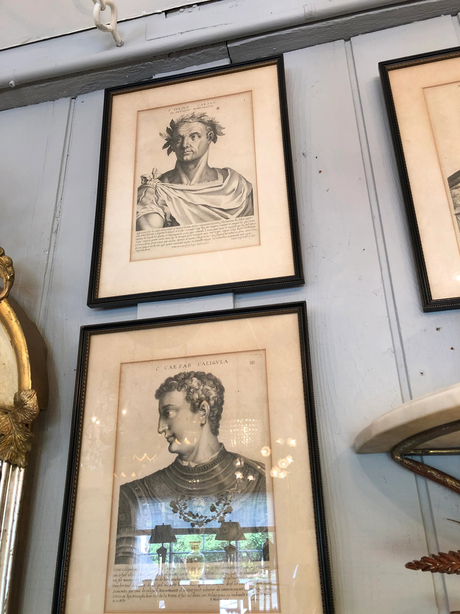 Antique Etchings Portraits of Roman Leaders Set of 8 - 9