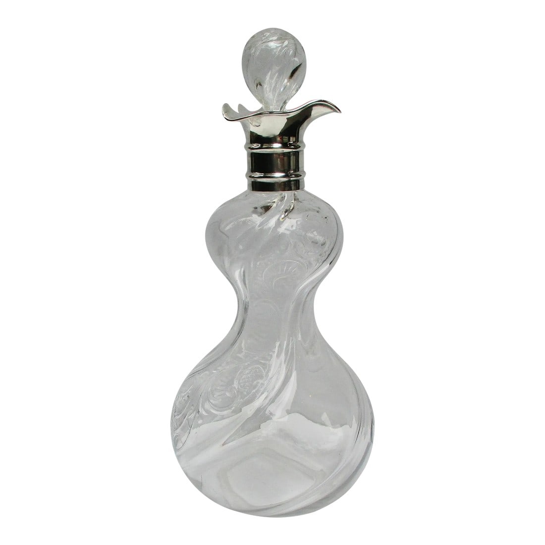 1895 Antique Art Nouveau Decanter by Henry Wilkinson (1 of 9)