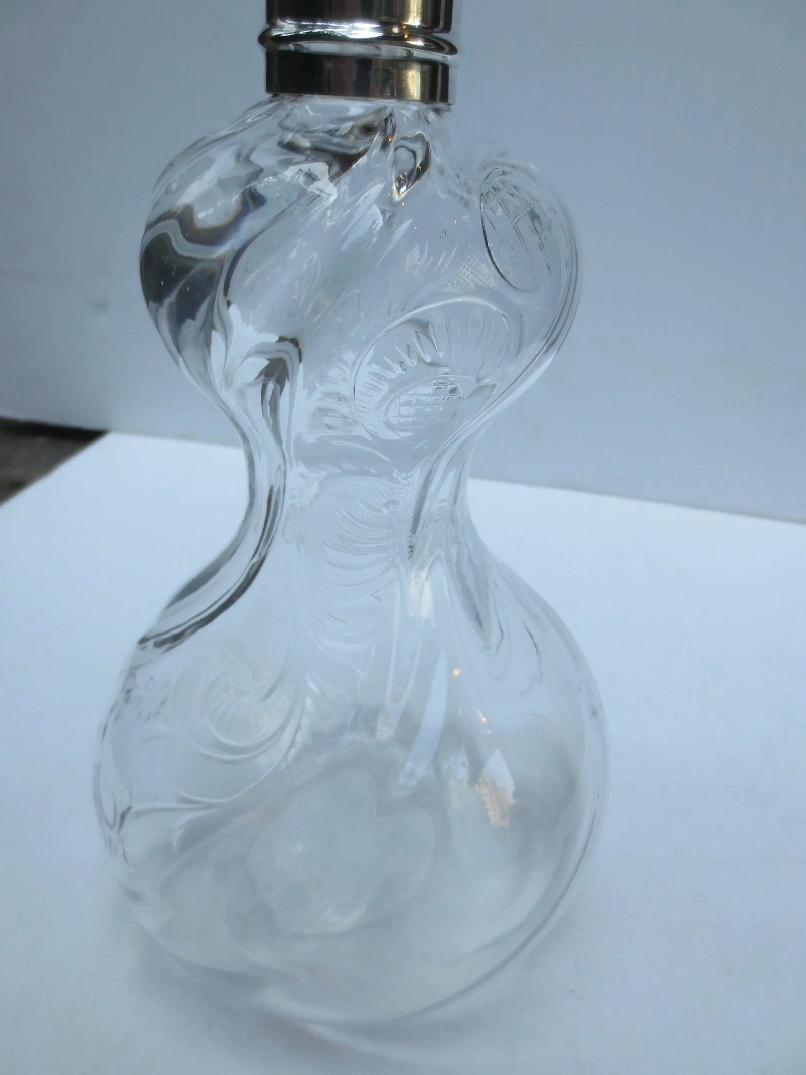 1895 Antique Art Nouveau Decanter by Henry Wilkinson - 5