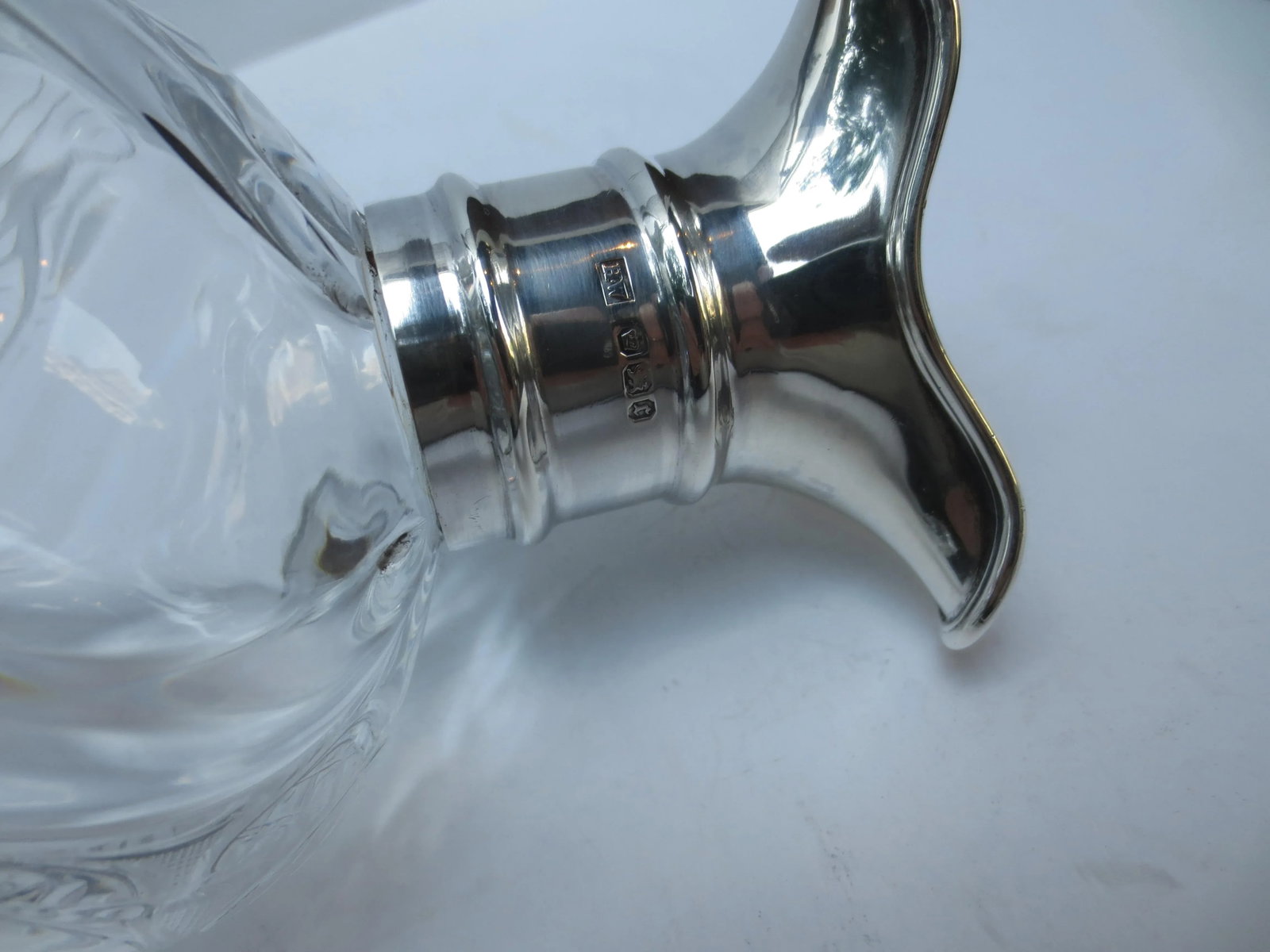 1895 Antique Art Nouveau Decanter by Henry Wilkinson - 6