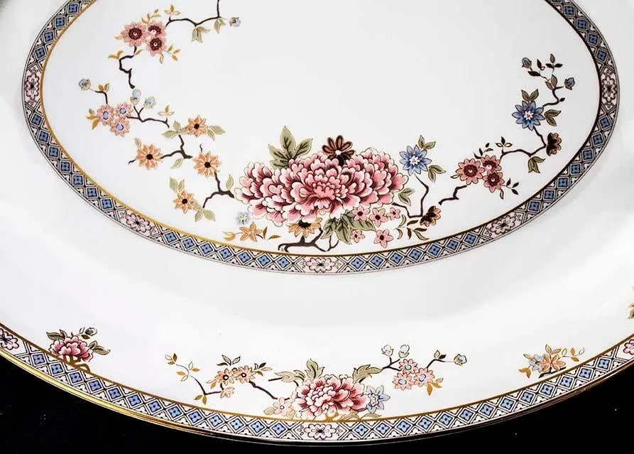 Royal Doulton China Canton Pattern - 2 Oval Platters - 3