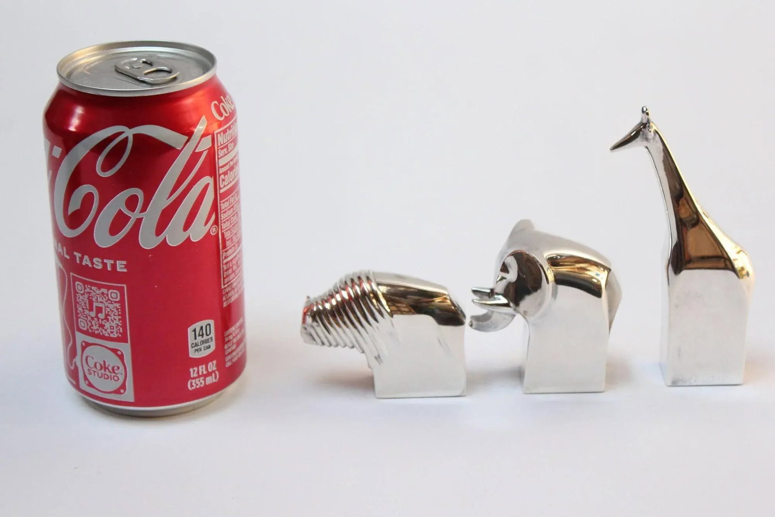 Set of Three Vintage Silver-Plated Animal Paperweights/Figurines Designed by Gunnar Cyren for Dansk - 5