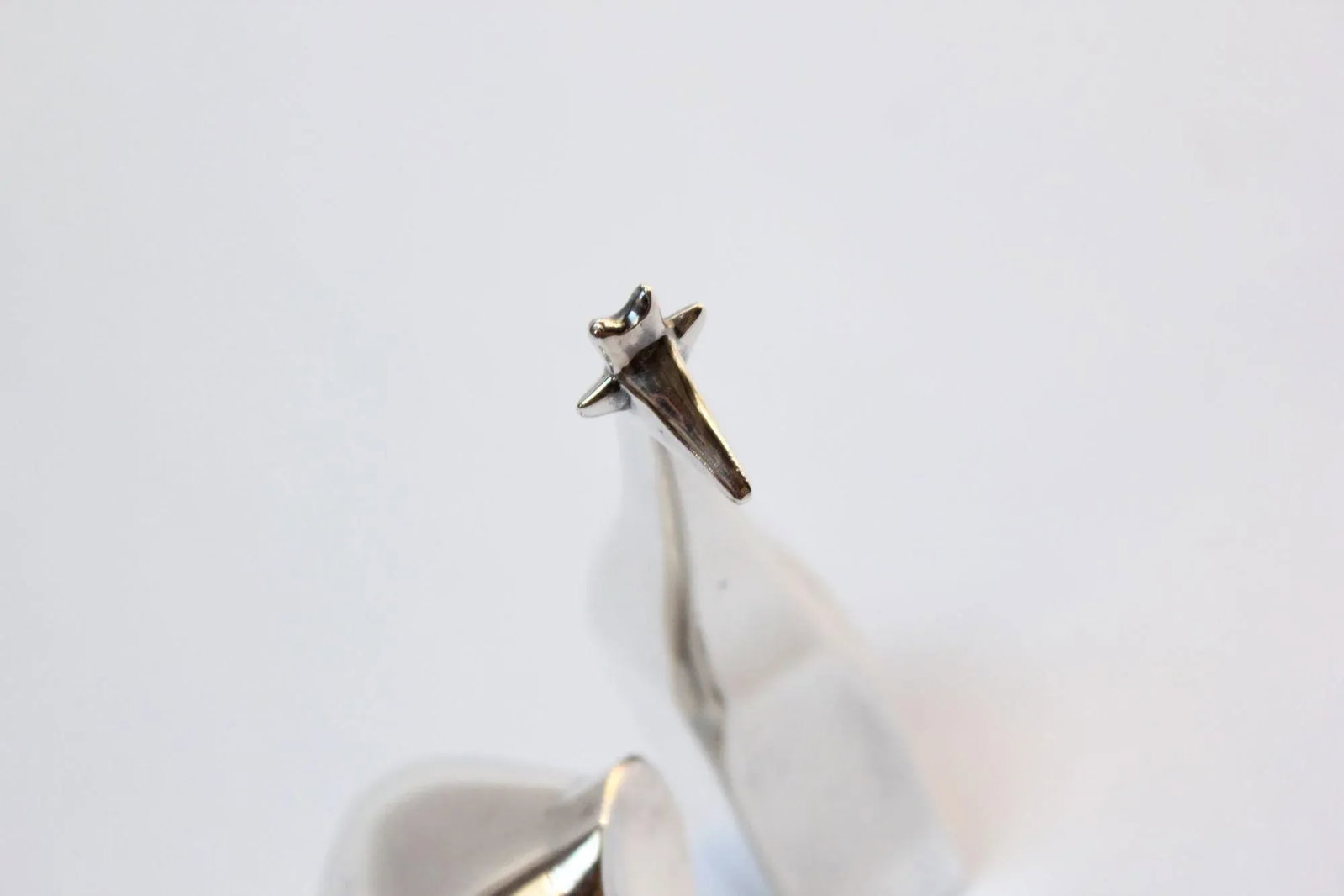 Set of Three Vintage Silver-Plated Animal Paperweights/Figurines Designed by Gunnar Cyren for Dansk - 7