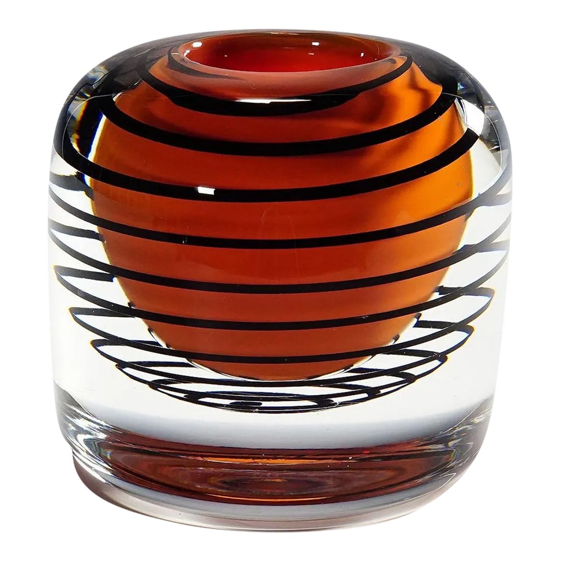 Massive Expo Vase by Olle Alberius for Orrefors, Sweden 1973 (1 of 8)