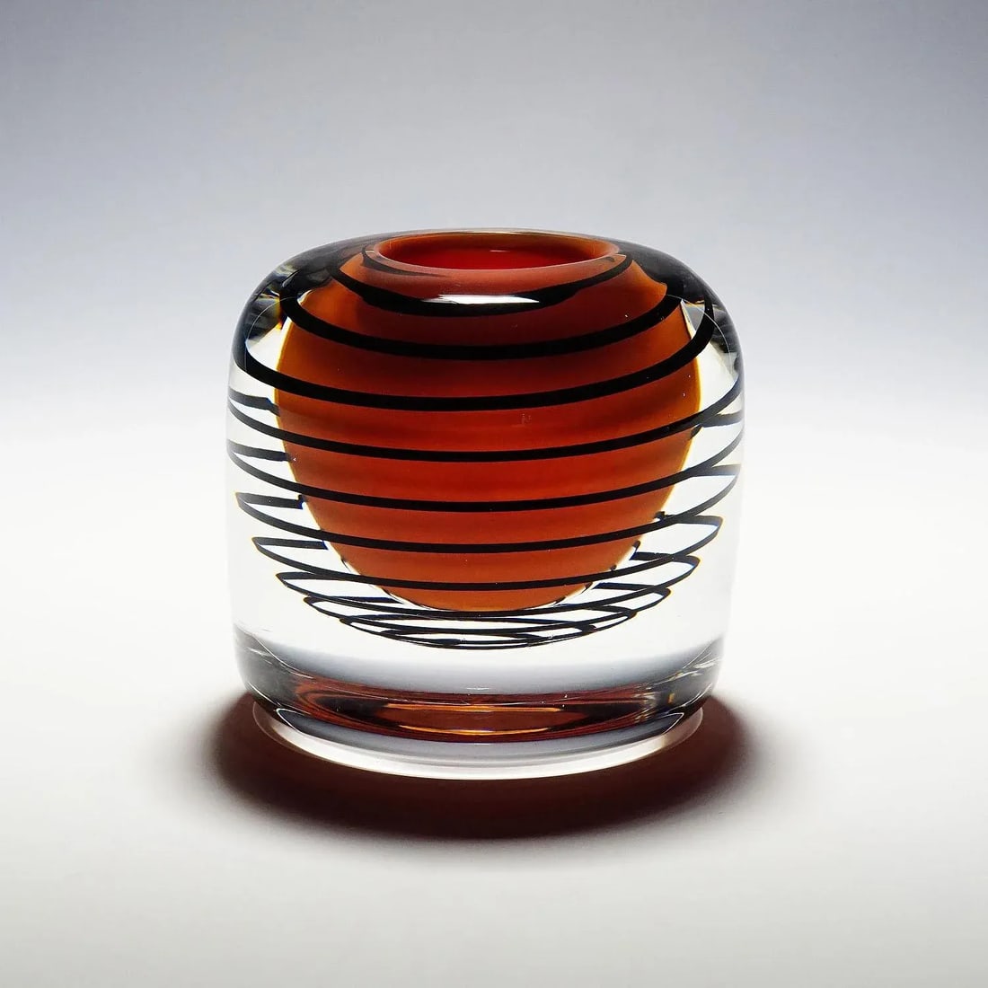 Massive Expo Vase by Olle Alberius for Orrefors, Sweden 1973 - 3