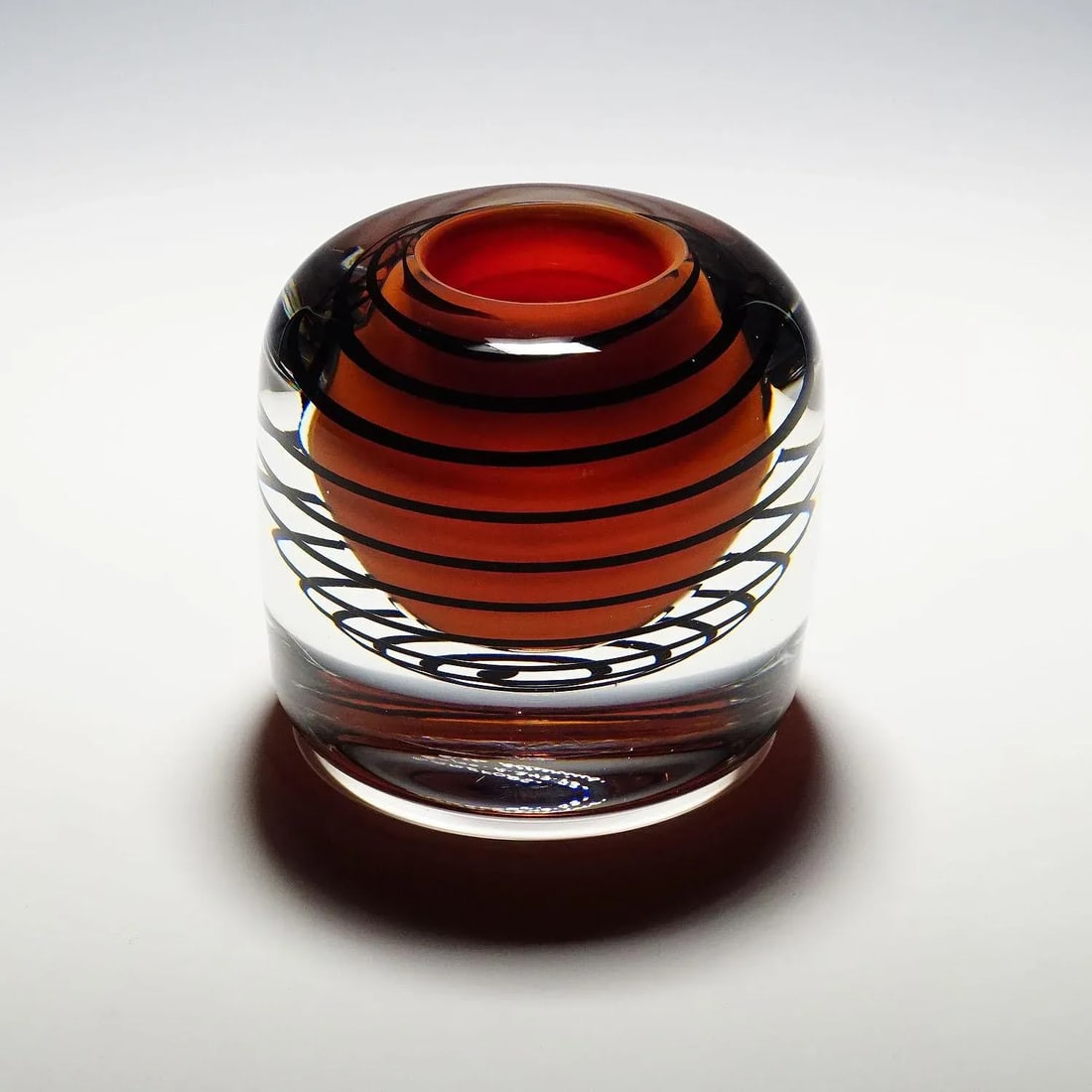 Massive Expo Vase by Olle Alberius for Orrefors, Sweden 1973 - 4