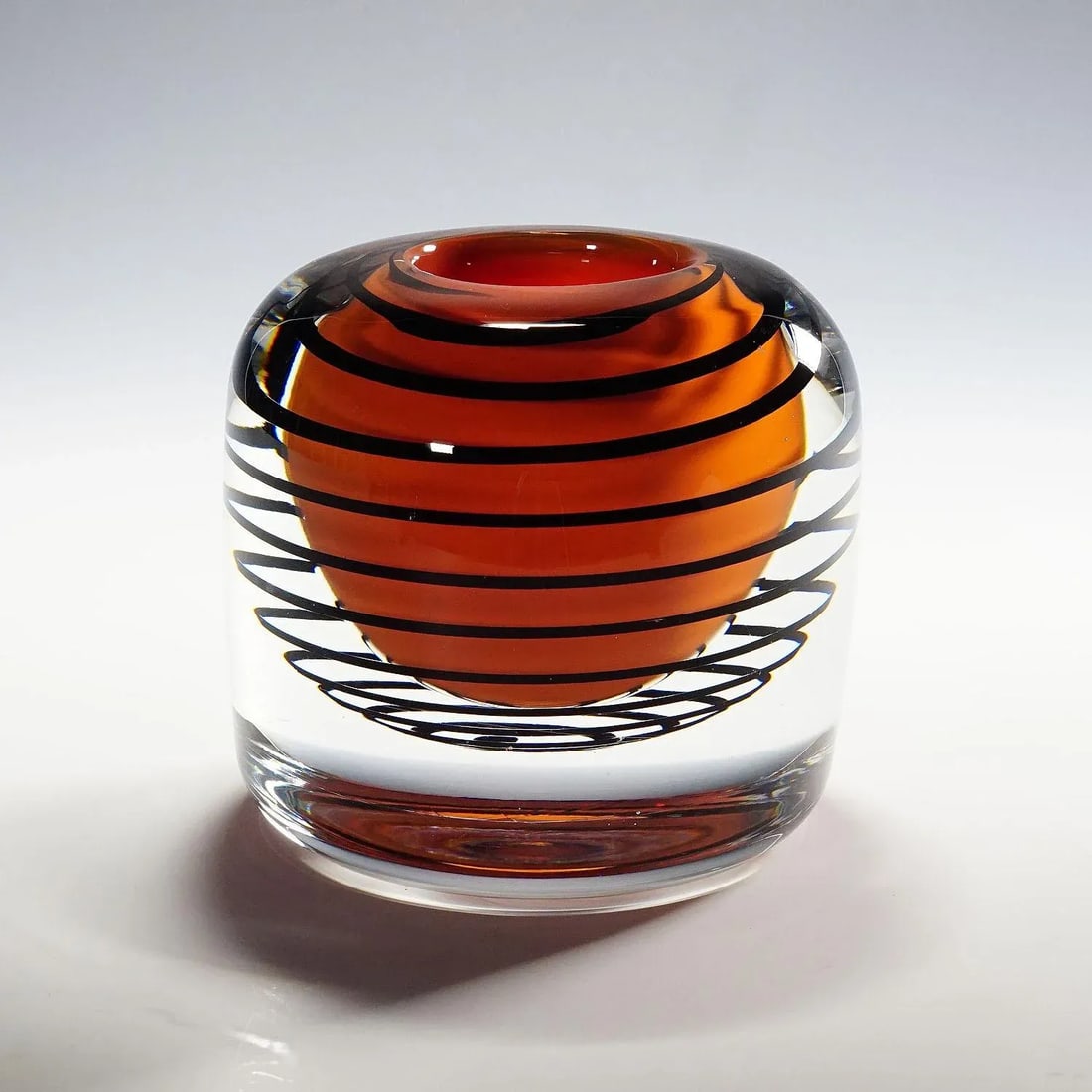 Massive Expo Vase by Olle Alberius for Orrefors, Sweden 1973 - 8