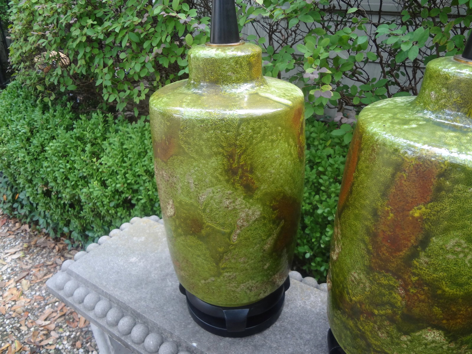 Pair of Hollywood Regency Lamps Attributed to James Mont - 12