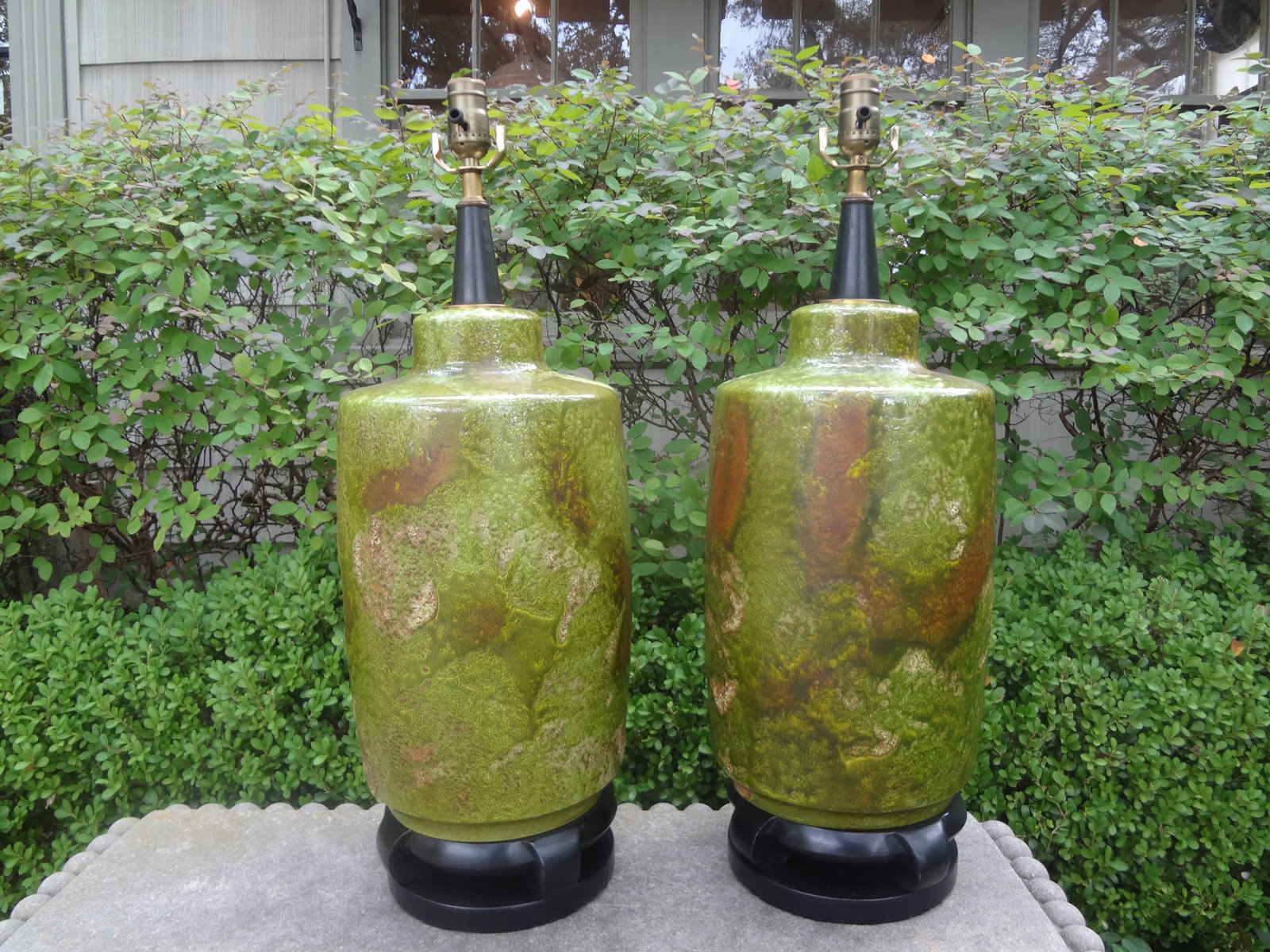 Pair of Hollywood Regency Lamps Attributed to James Mont - 13
