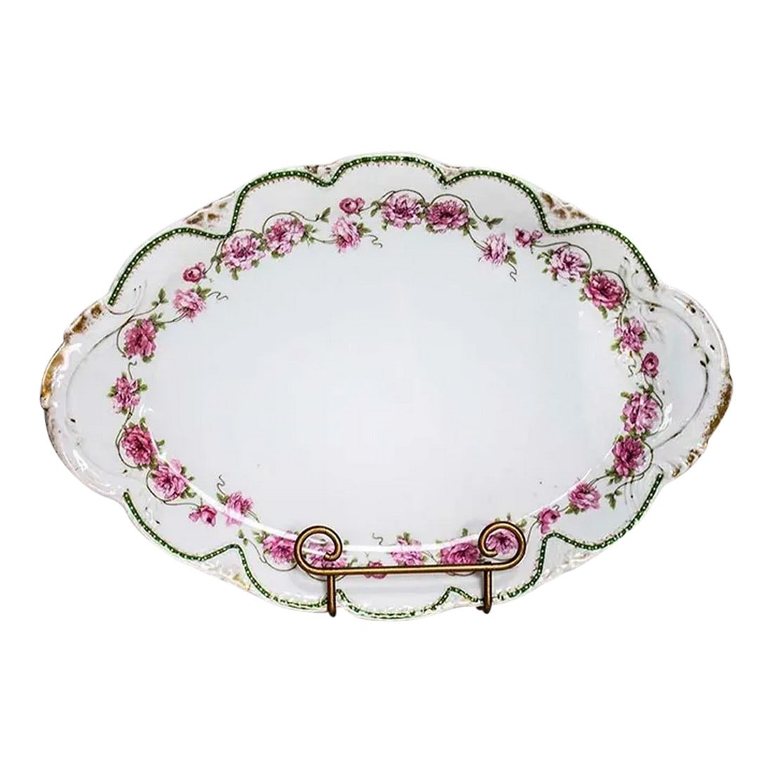 Theodore Haviland Limoges Platter - Pink Roses (1 of 6)