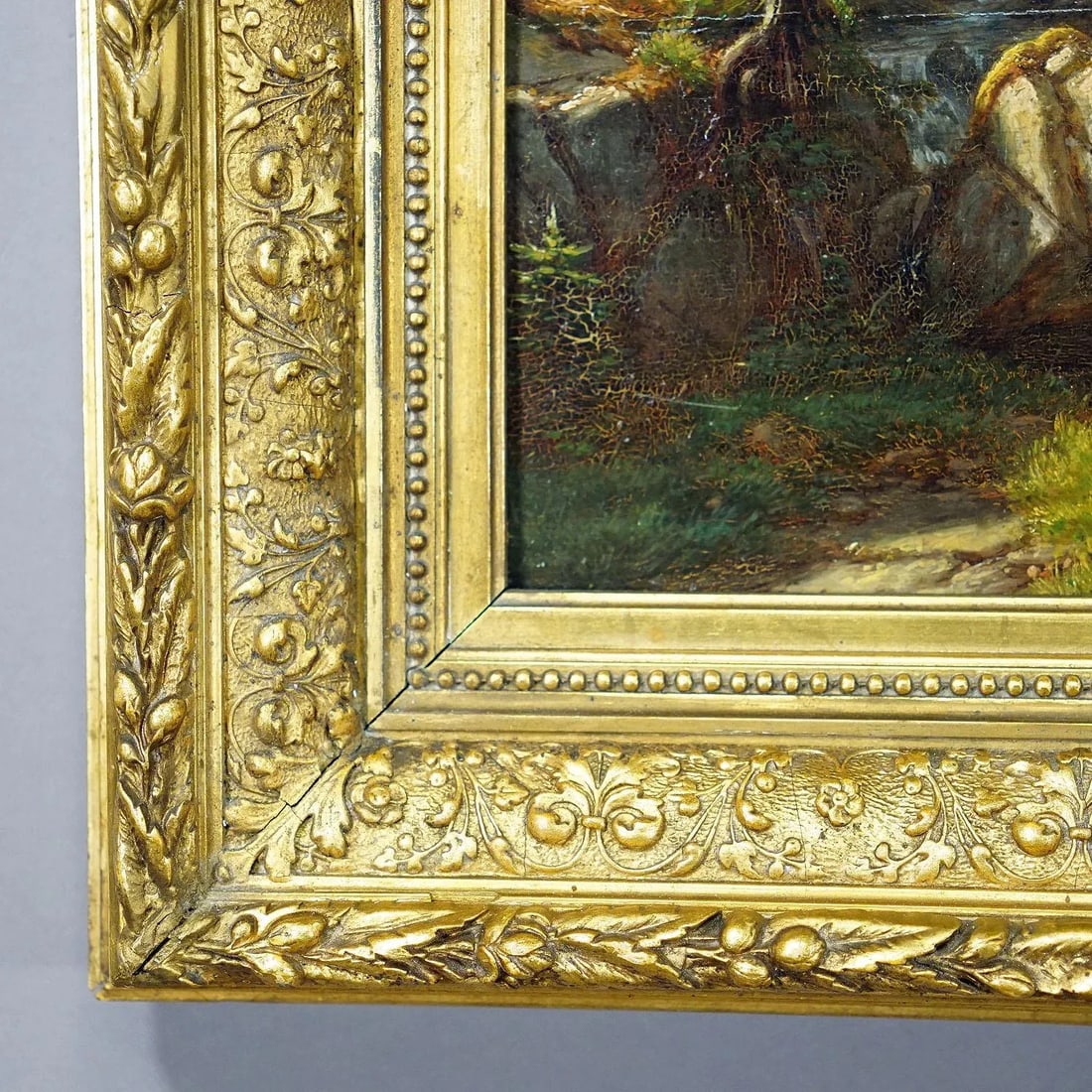 Carl Euler - Bear Hunt in the Zillerthaler Alps, Oil Painting on Wooden Board 1889 - 6