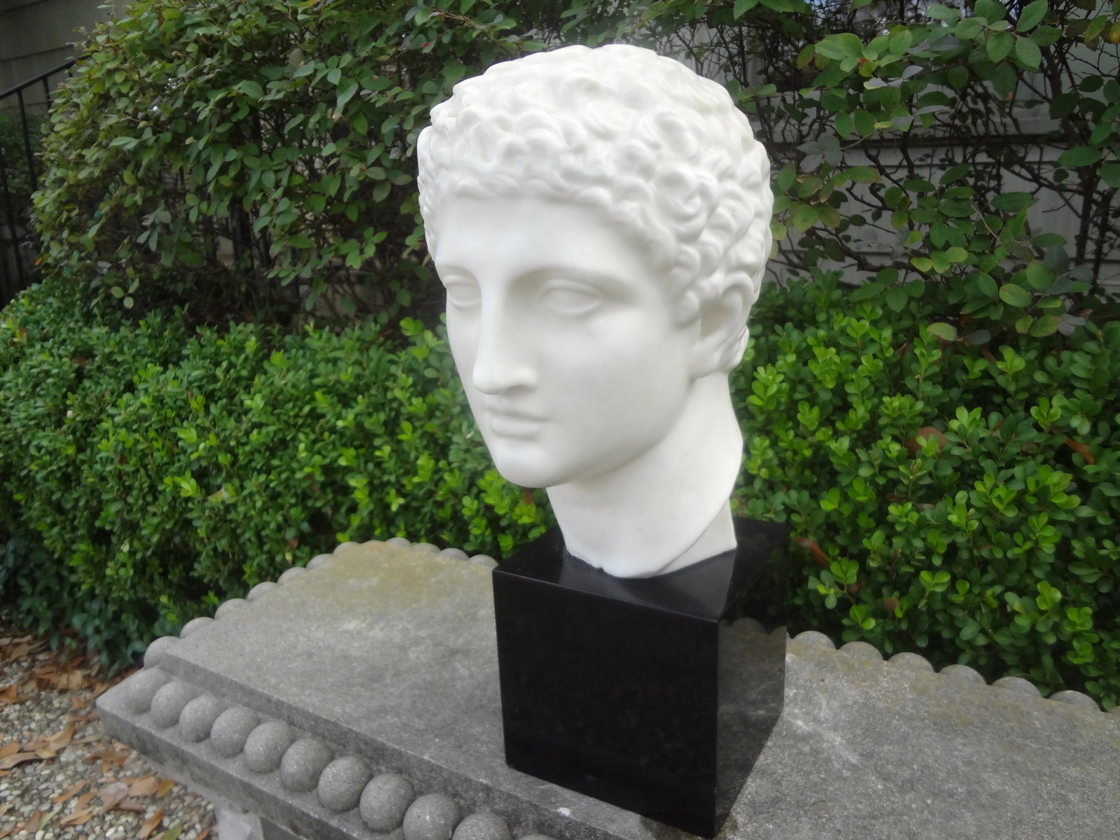 French Porcelain Bust of a Classical Male - 4